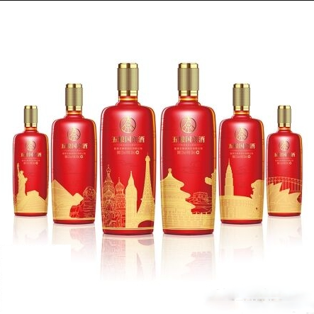 五糧液五糧國(guó)賓酒中國(guó)紅口感濃香型52度白酒500ml單瓶裝