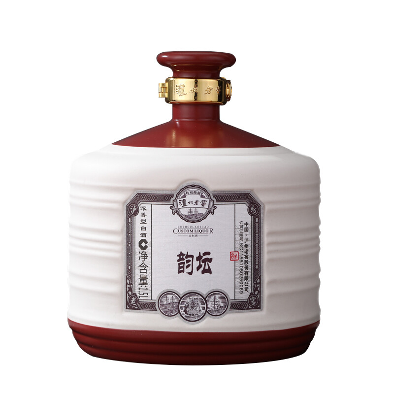 瀘州老窖大壇系列韻壇口感濃香型52度白酒1500ml壇裝