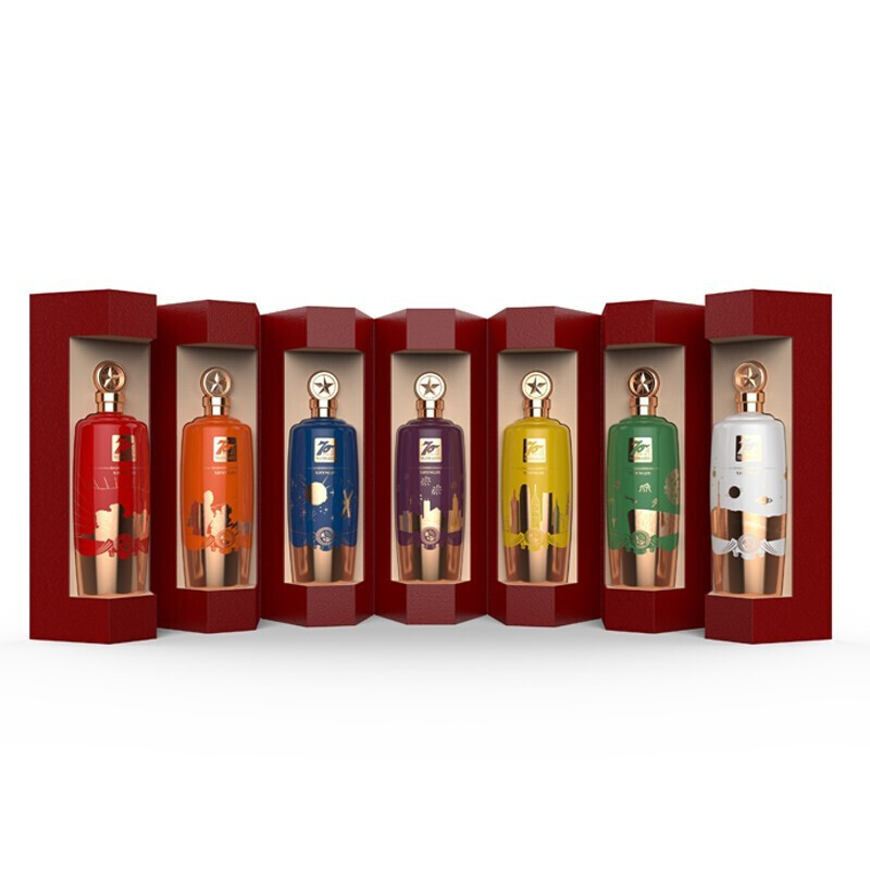 陜西西鳳酒大秦國(guó)釀70年記憶酒口感綿柔鳳香型55度白酒500ml*7套裝