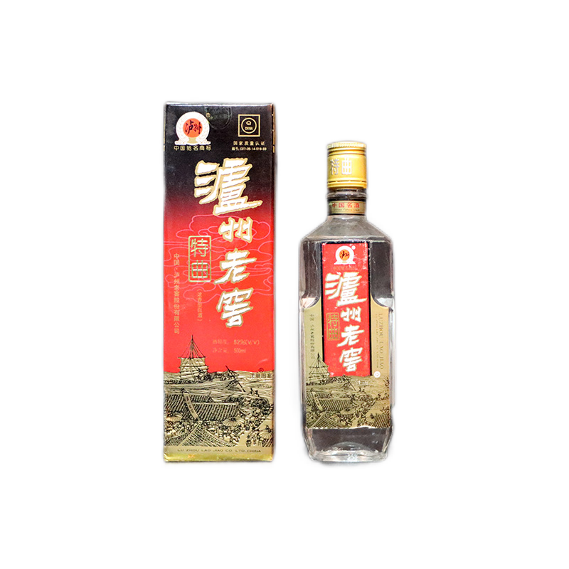 1998年瀘州老窖白蓋特曲52度白酒500ml