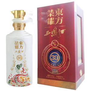 陜西西鳳酒東方榮耀30年口感鳳香型52度白酒500ml單瓶裝