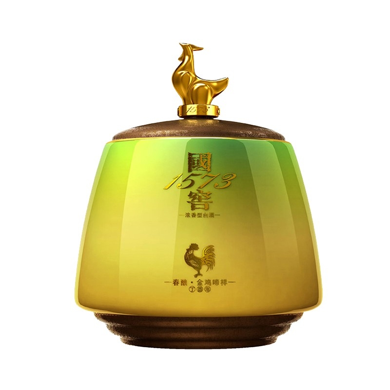 四川瀘州老窖國窖1573封藏大典春釀金雞啼祥55度濃香型白酒15L