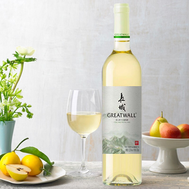 長(zhǎng)城紅酒寧夏貴人香干白葡萄酒750ml單支裝
