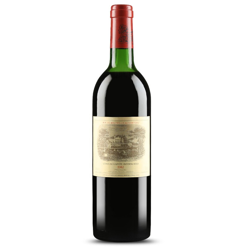 1982年大拉菲(LAFITE)波雅克（Pauillac）產(chǎn)區(qū)干紅葡萄酒單支750ml