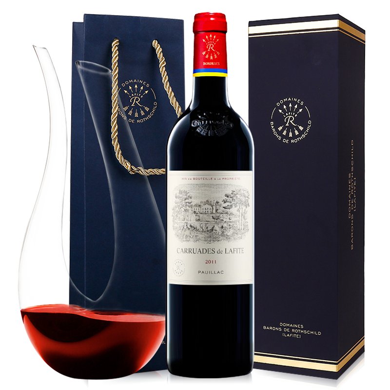 2011年小拉菲羅斯柴爾德拉菲古堡/拉菲珍寶干紅葡萄酒單支750ml