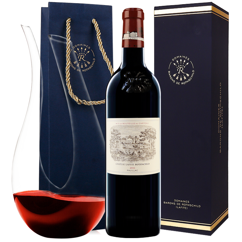 2011年大拉菲羅斯柴爾德拉菲古堡/拉菲珍寶干紅葡萄酒單支750ml