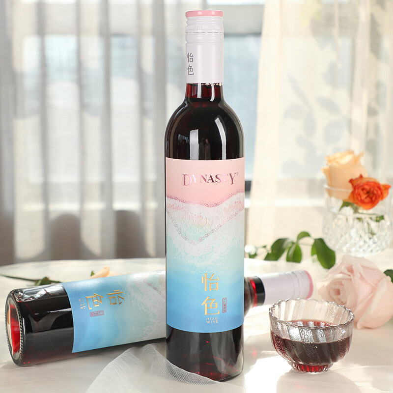 王朝酒業(yè)怡色干紅葡萄酒750ml單支裝