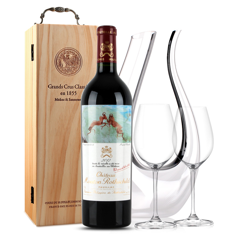 2012年法國木桐古堡紅葡萄酒單支750ml