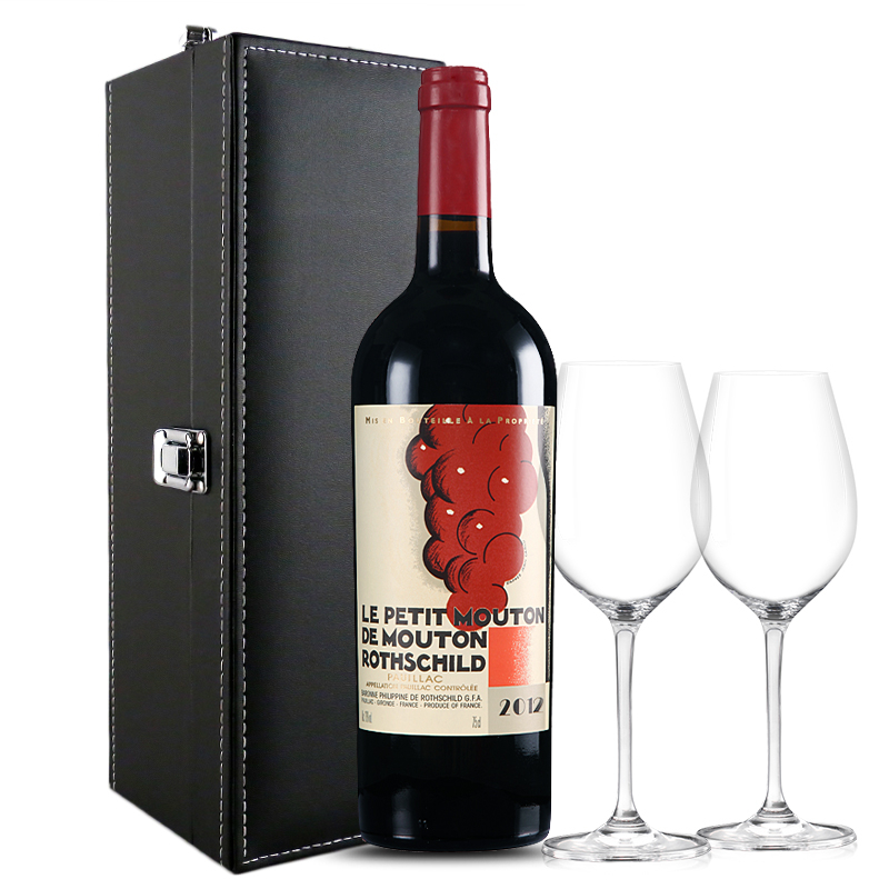 2012年法國(guó)木桐副牌/小木桐干紅葡萄酒單支750ml