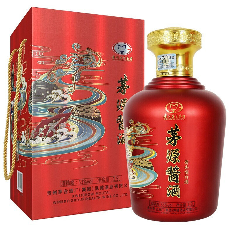 貴州茅臺(tái)集團(tuán)茅源醬酒紅醬15L壇裝飛天仙女圖口感醬香型53度白酒