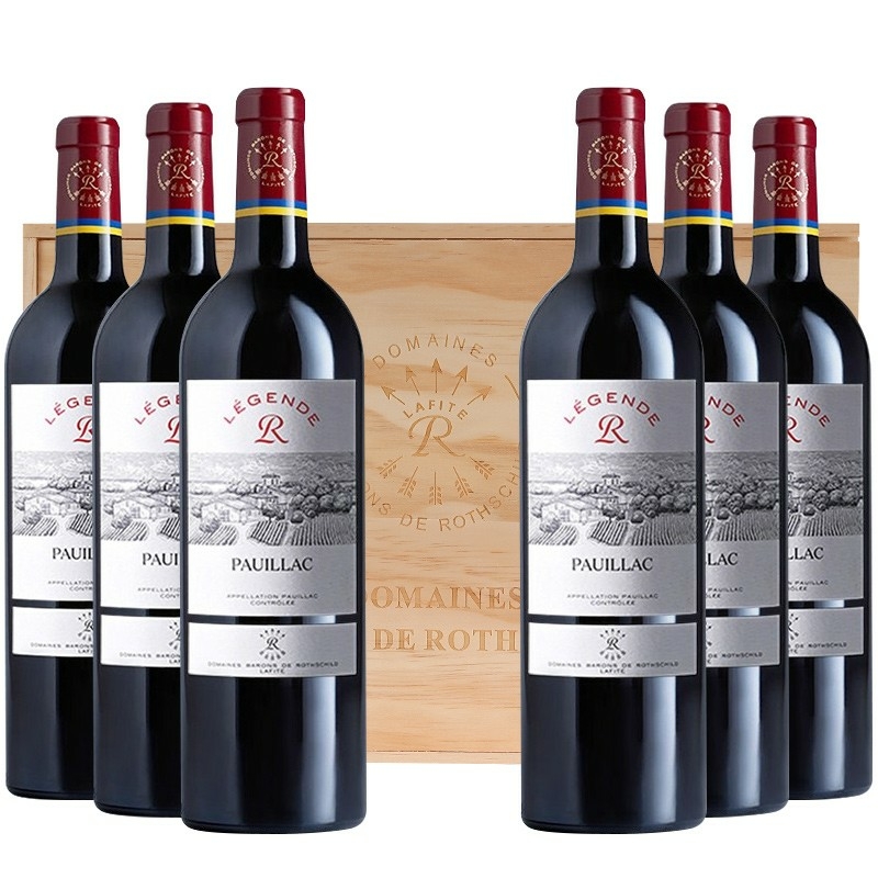 拉菲傳奇波亞克13度干紅葡萄酒750ml木箱裝