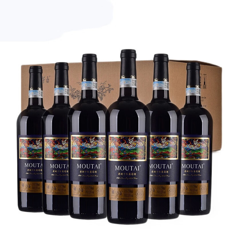 茅臺（MOUTAI）老樹藤S35 13度干紅葡萄酒紅酒750ml