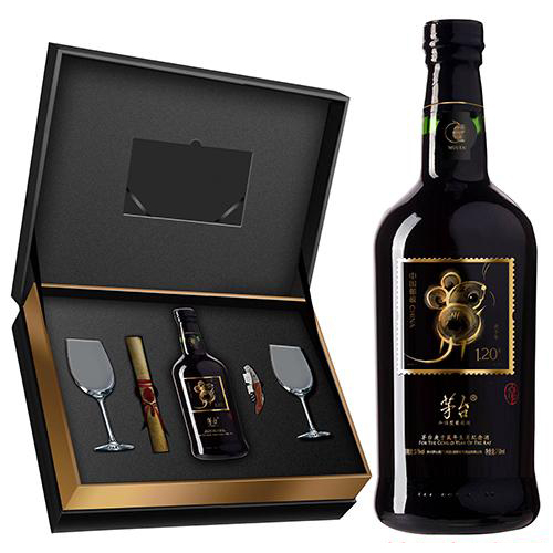 貴州茅臺(tái)集團(tuán)鼠年紀(jì)念酒歌韻干紅葡萄酒750ml禮盒裝