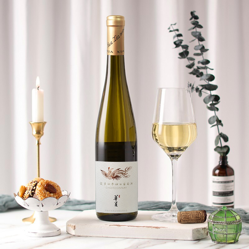 長(zhǎng)城華夏酒莊霞多麗12度半甜白葡萄酒750ml