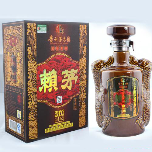 貴州茅臺賴茅60封壇酒口感醬香型53度白酒500ml單瓶裝