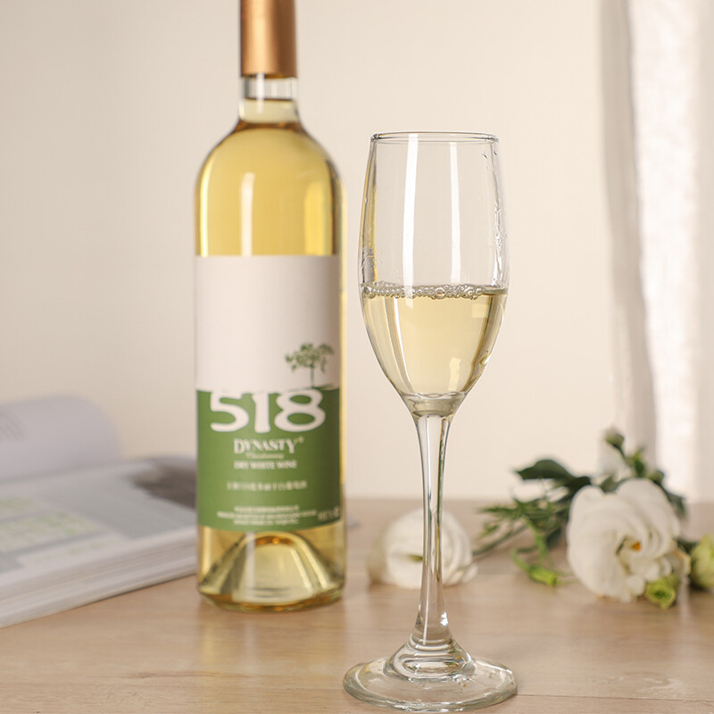 王朝酒業(yè)518霞多麗干白葡萄酒750ml單支裝
