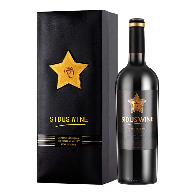 星得斯（SIDUS WINE）七星赤霞珠干紅葡萄酒750ml單支裝