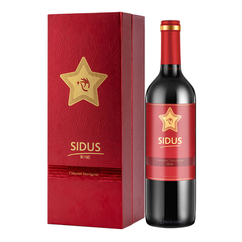 星得斯（SIDUS WINE）三星赤霞珠干紅葡萄酒750ml單支裝