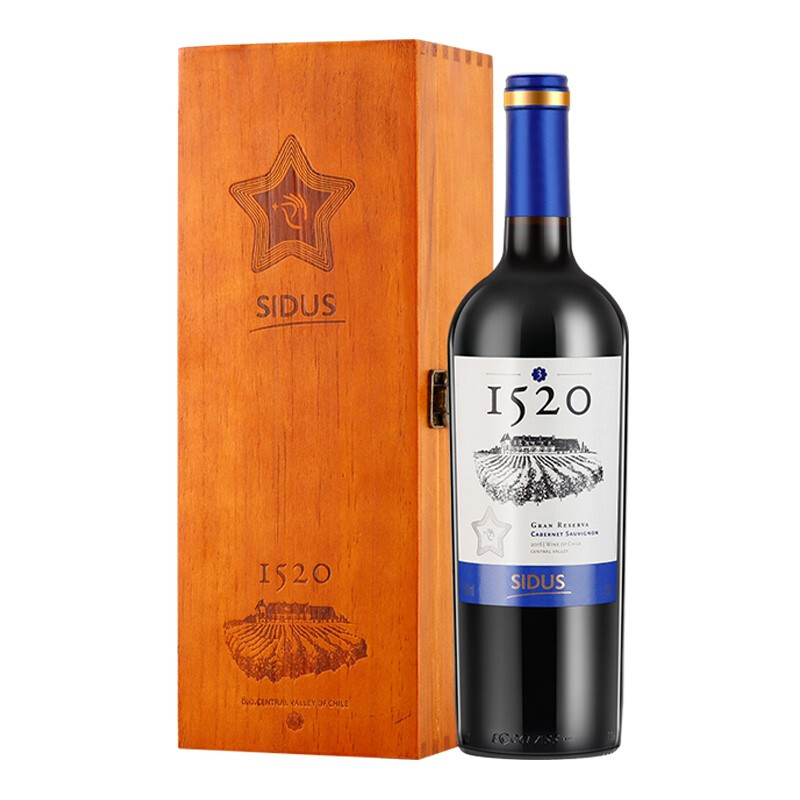 星得斯（SIDUSWINE）1520（3）赤霞珠干紅葡萄酒750ml單支裝