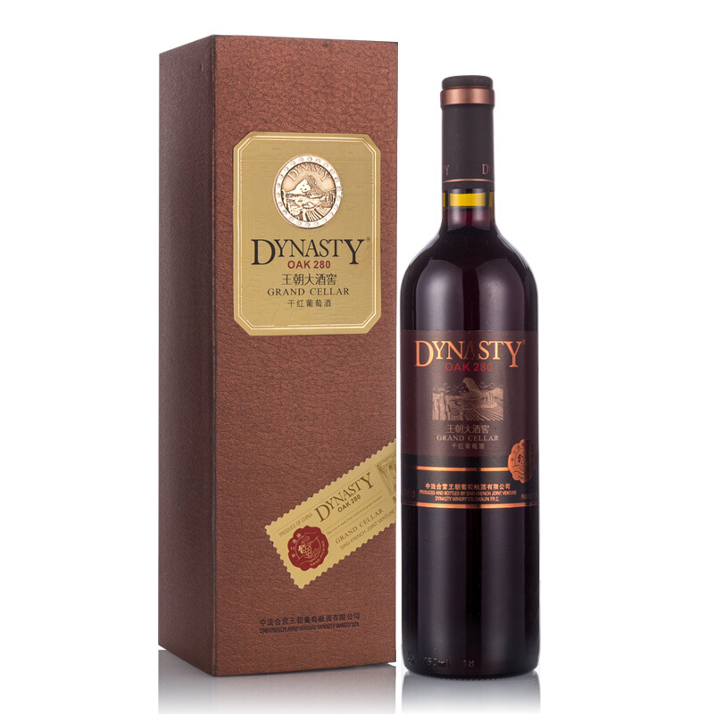 王朝(Dynasty)大酒窖OAK280干紅葡萄酒單支750ml