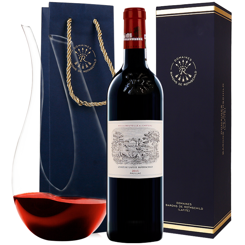2015年大拉菲羅斯柴爾德拉菲古堡/拉菲珍寶干紅葡萄酒單支750ml