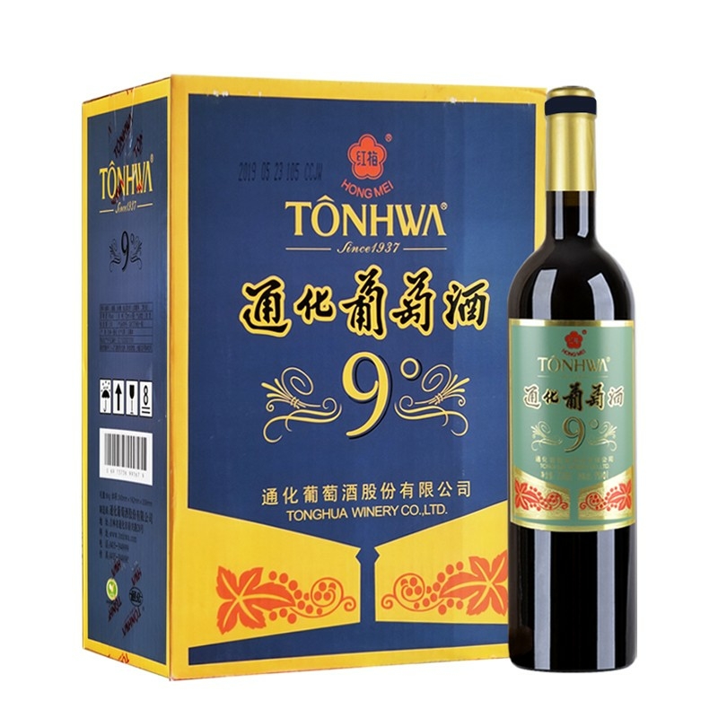 通化1937老紅梅9度山葡萄甜紅葡萄酒720mL