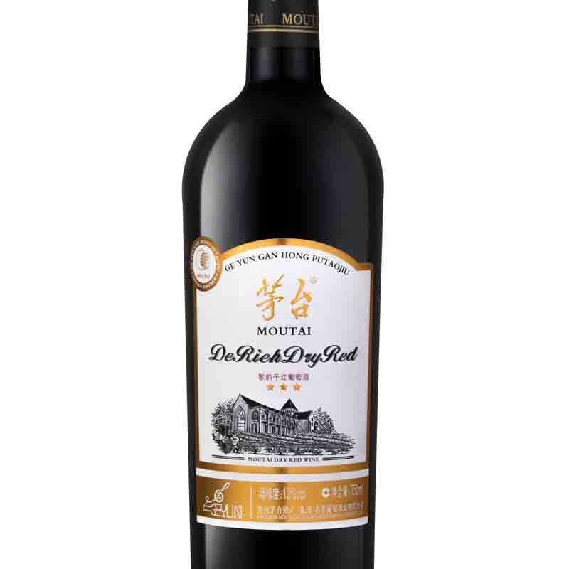 貴州茅臺(tái)集團(tuán)三星歌韻干紅葡萄酒750ml單支裝