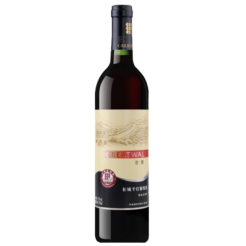 長城紅酒窖釀精品赤霞珠干紅葡萄酒750ml單支裝