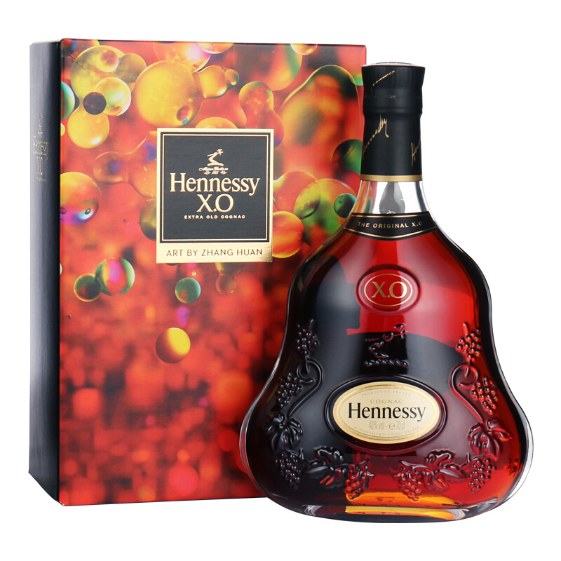 軒尼詩（Hennessy）洋酒40°度2020鼠年特別款XO干邑白蘭地700ml禮盒特別版