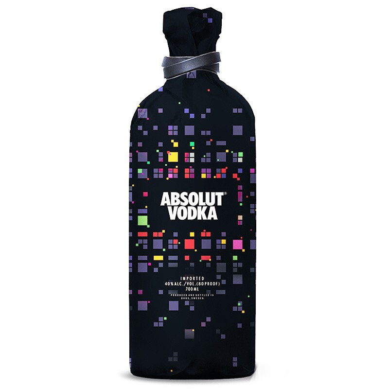 絕對(duì)伏特加（AbsolutVodka）洋酒原味伏特加繁華瓶40度700ml單瓶裝