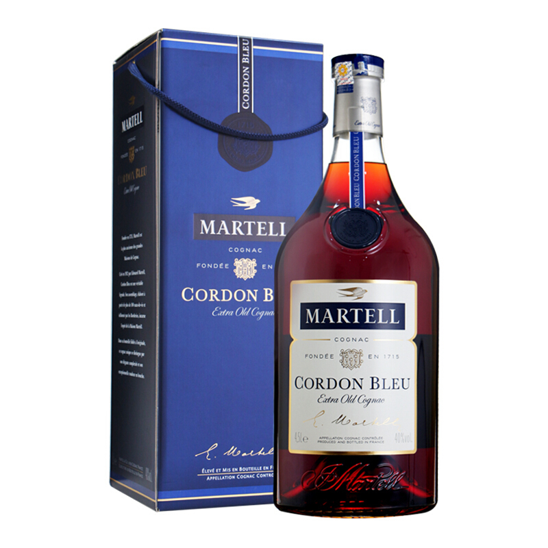 馬爹利（Martell）洋酒藍(lán)帶干邑白蘭地4500大瓶裝
