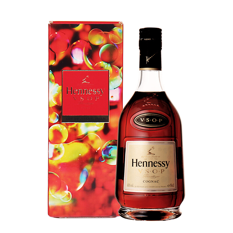 軒尼詩（Hennessy）洋酒40°度VSOP干邑白蘭地500ml禮盒裝
