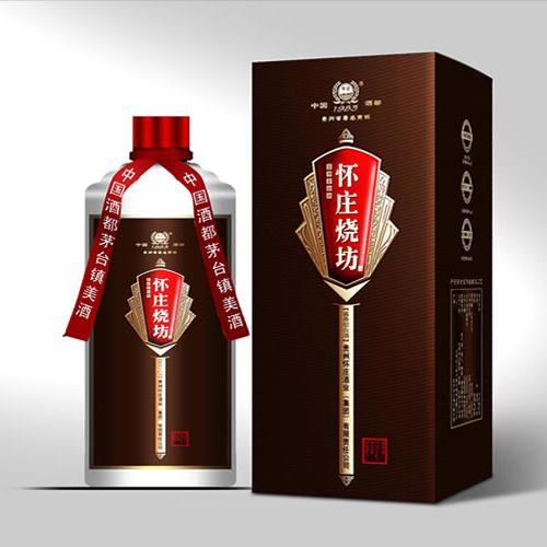 茅臺(tái)鎮(zhèn)懷莊燒坊酒典藏53度醬香型500ml單瓶裝