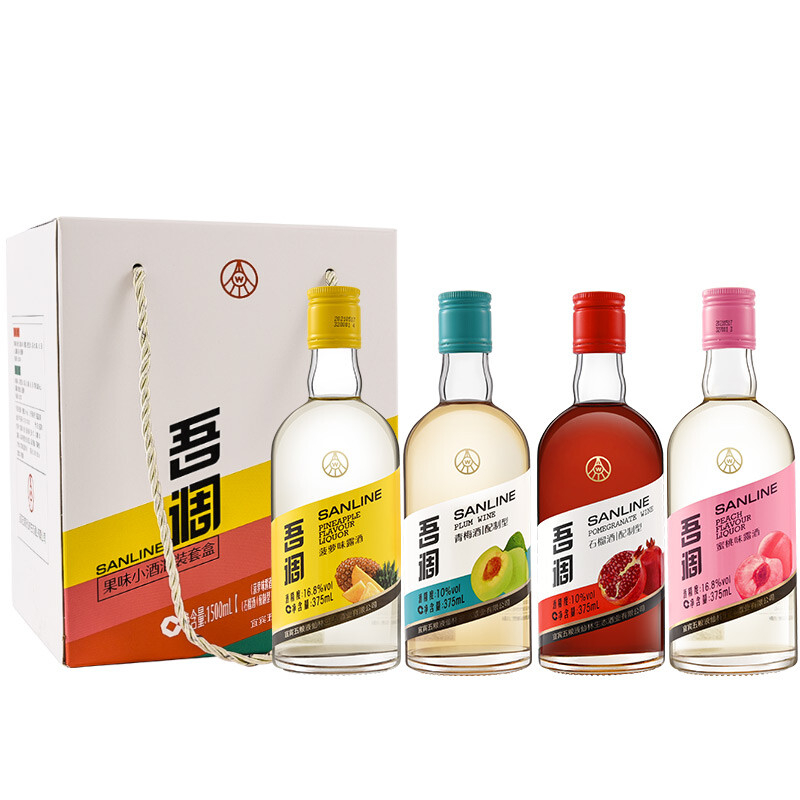 五糧液吾調(diào)果酒口感低度果酒375ml單瓶裝
