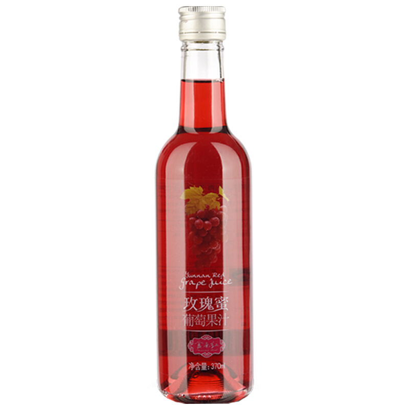 云南紅玫瑰蜜葡萄果汁單支裝370ml
