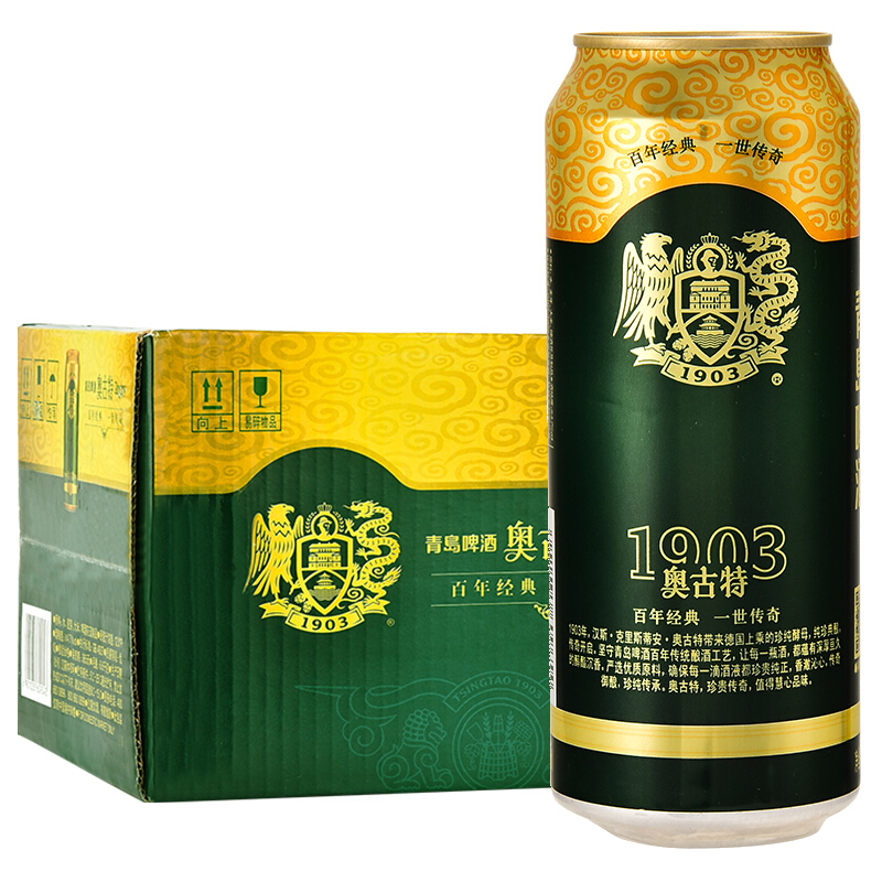 青島啤酒（Tsingtao）奧古特 12度500ml*12聽