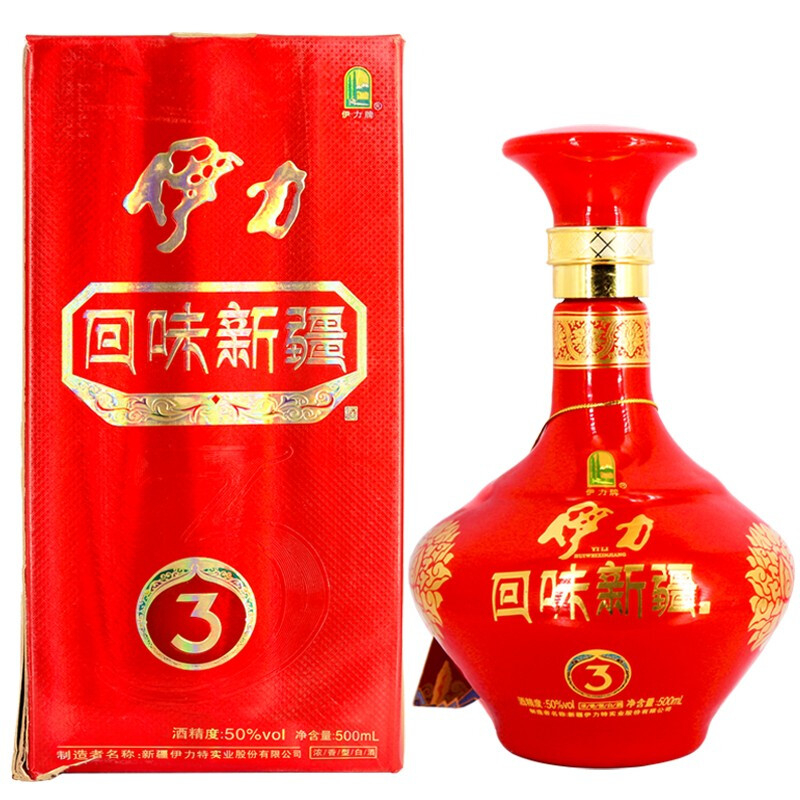 新疆伊力特回味新疆50度濃香型500ml單瓶裝