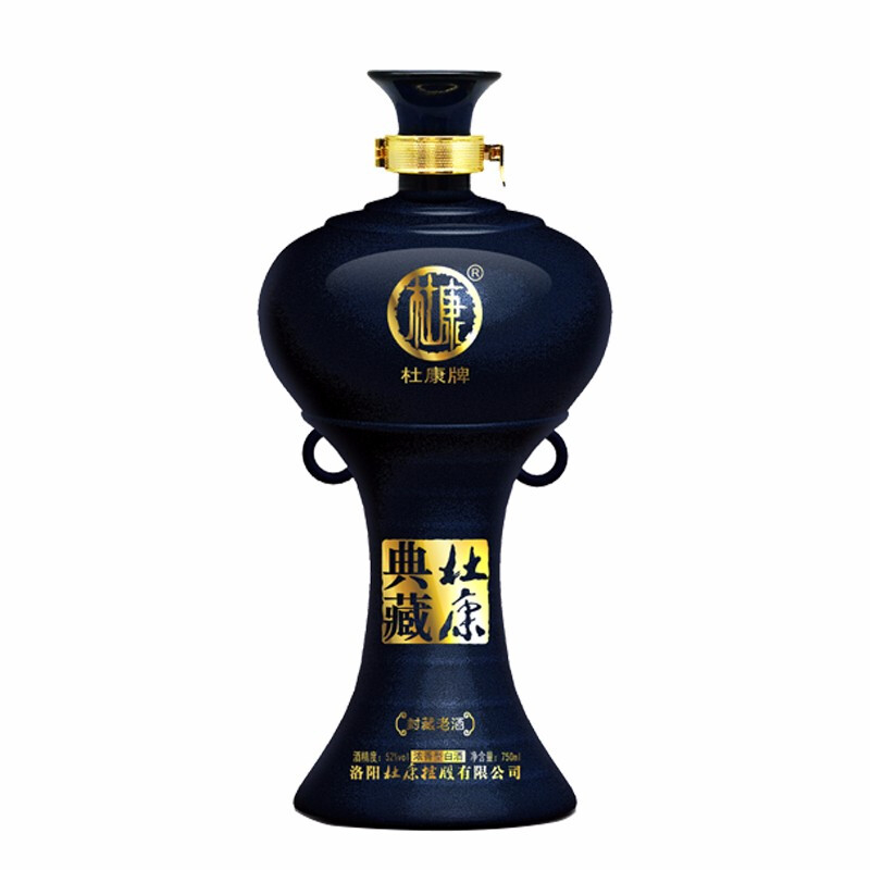 杜康典藏封藏老酒口感濃香型52度白酒750ml單瓶裝