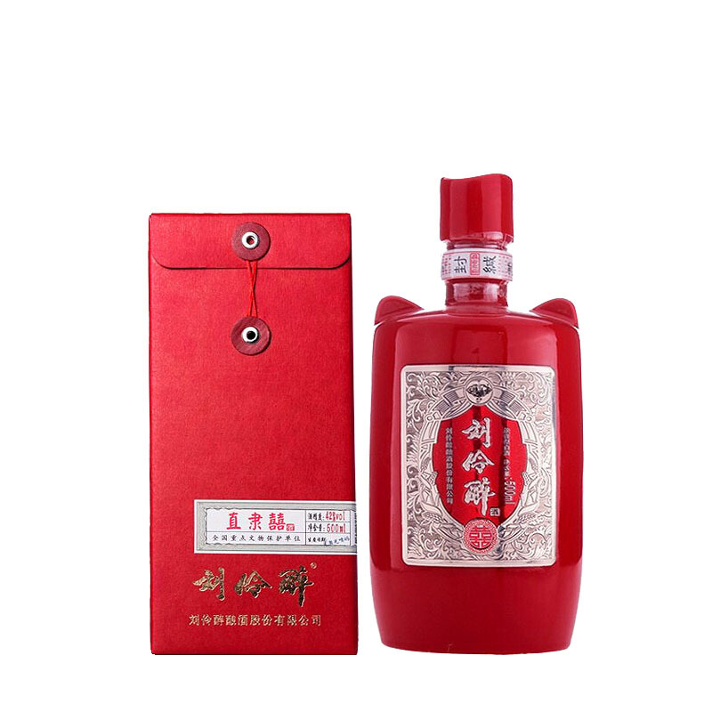 河北劉伶醉直隸喜酒52度濃香型500ml單瓶裝