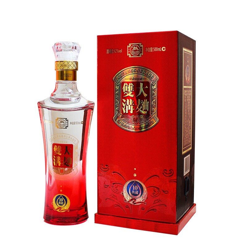江蘇省雙溝酒大曲10年典藏42度濃香型500ml單瓶裝