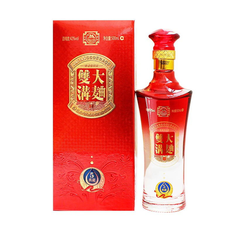 江蘇省雙溝酒大曲五年典藏42度濃香型500ml單瓶裝