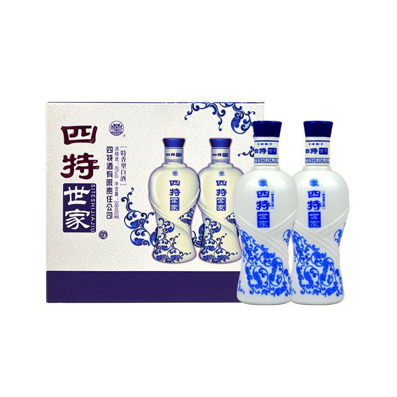 江西省四特酒四特世家45度特香型白酒248ml禮盒套裝