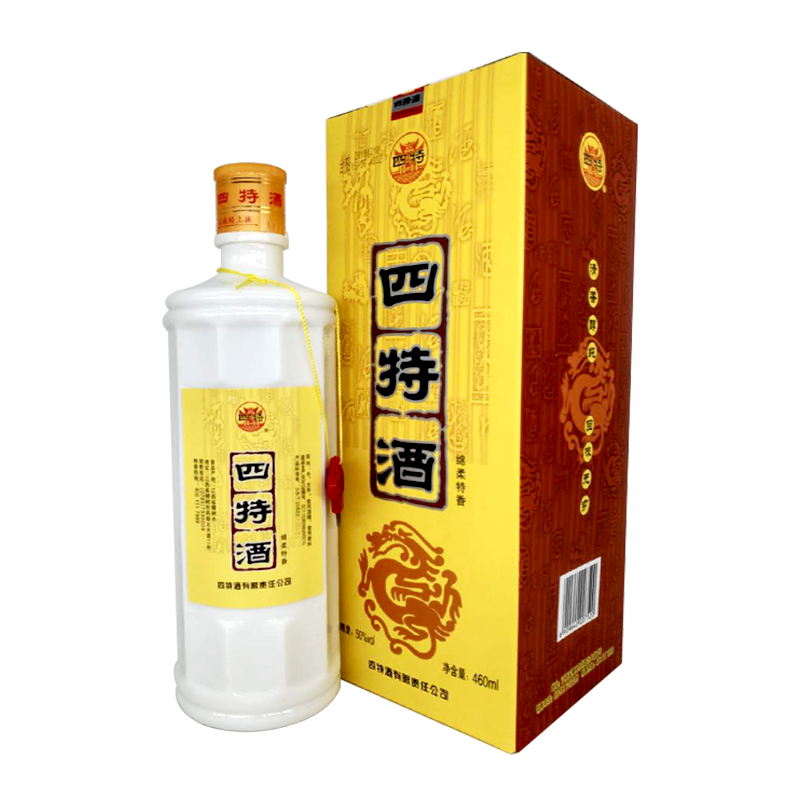 江西省四特酒古钟瓷45度绵柔特香型白酒460ml单瓶装