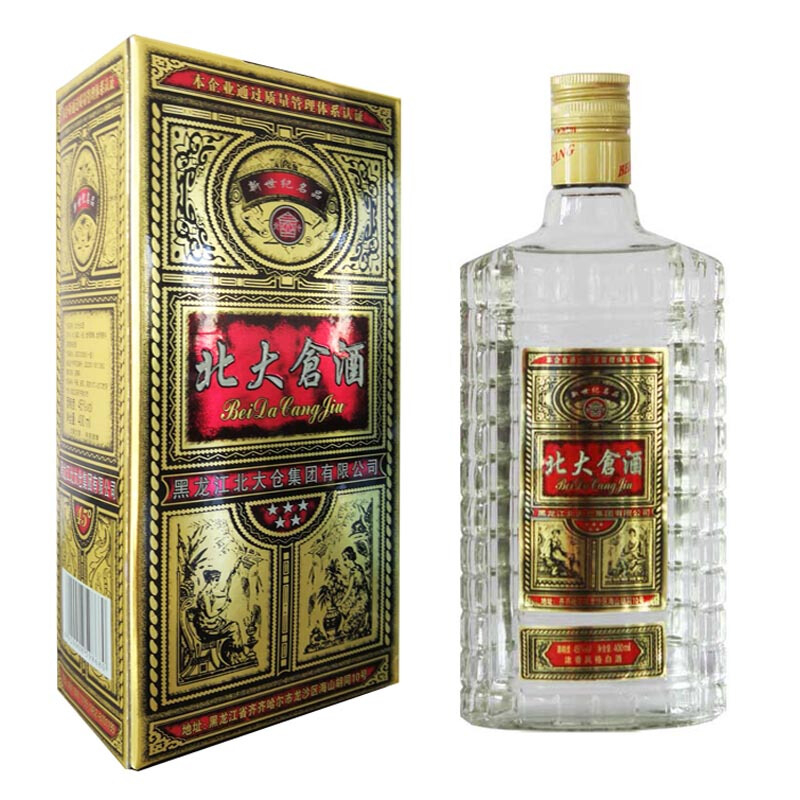 北大倉新世紀(jì)酒45度濃香型400ml單瓶裝