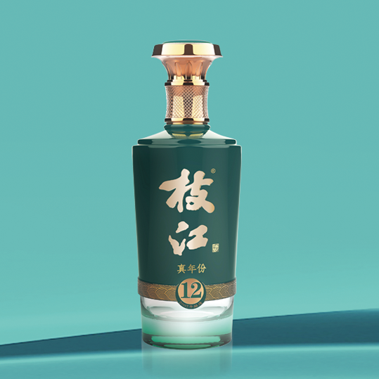 湖北枝江酒業(yè)真年份12年42度柔雅香型500ml單瓶裝