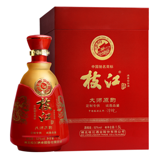 枝江大師原酌52度濃香型1500ml單瓶