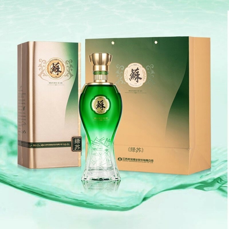 雙溝蘇酒綠蘇408度濃香型白酒480ml