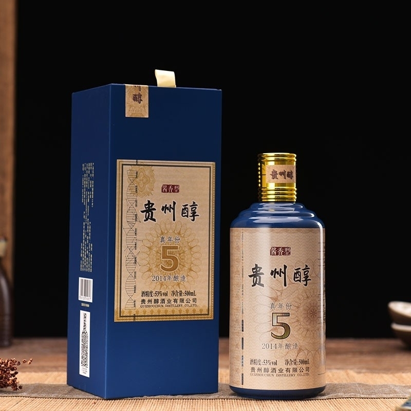 贵州醇金贵53度白酒500ml*6整箱装价格图表-[口感评测]真假鉴别多少钱一