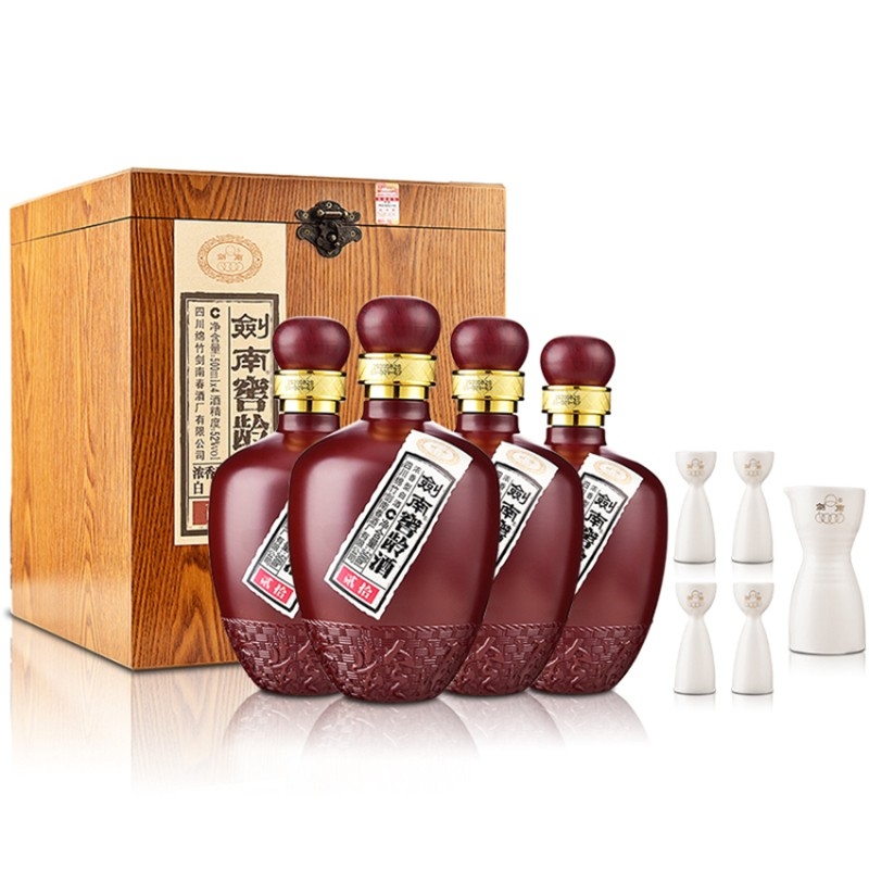 四川劍南春酒劍南窖齡酒（貳拾）口感濃香型52度白酒500ml