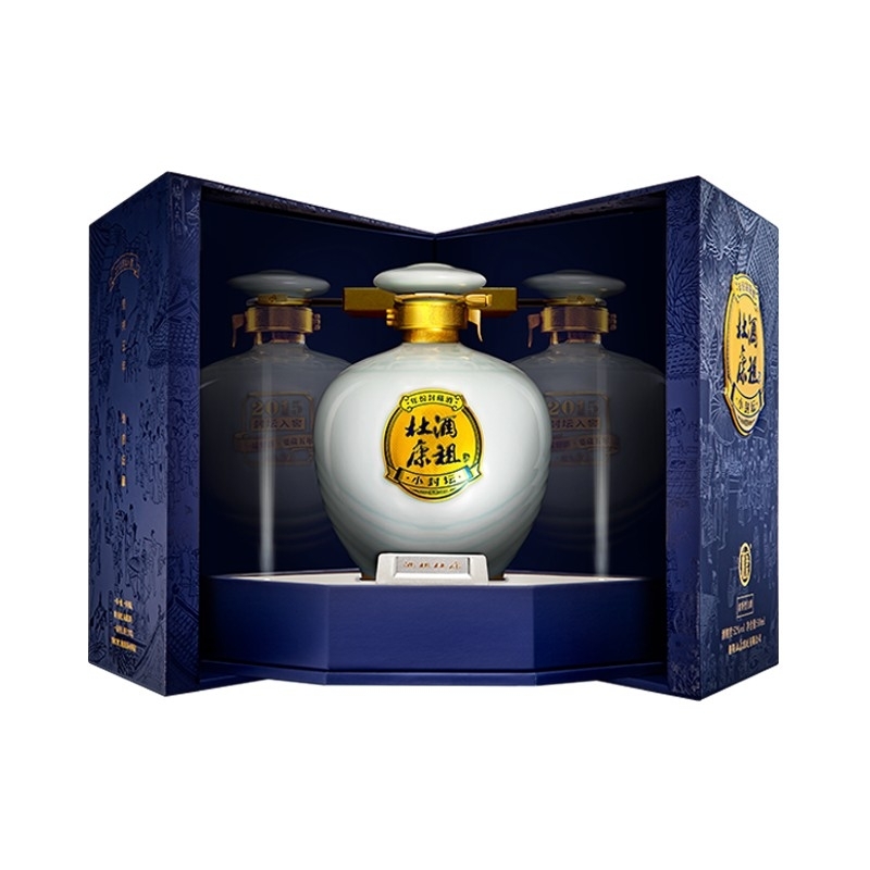 杜康 小封壇(青壇) 52度白酒 500ml 1壇裝